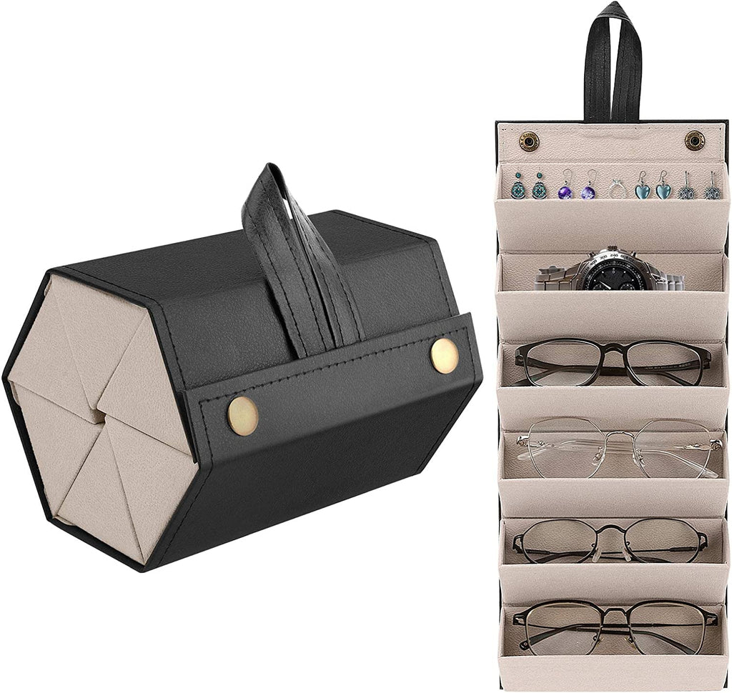 Sunglasses Travel Organizer, 6 Slots Multiple Glasses Case Sunglasses Travel Organizer, 6 Slots Multiple Glasses Case