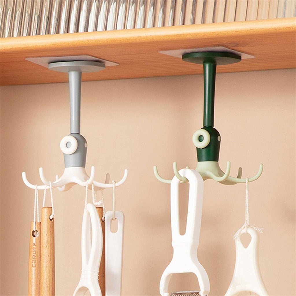 6 Claws 360° Rotatable Punch-Free Wall Mount Octopus Hook 6 Claws 360° Rotatable Punch-Free Wall Mount Octopus Hook