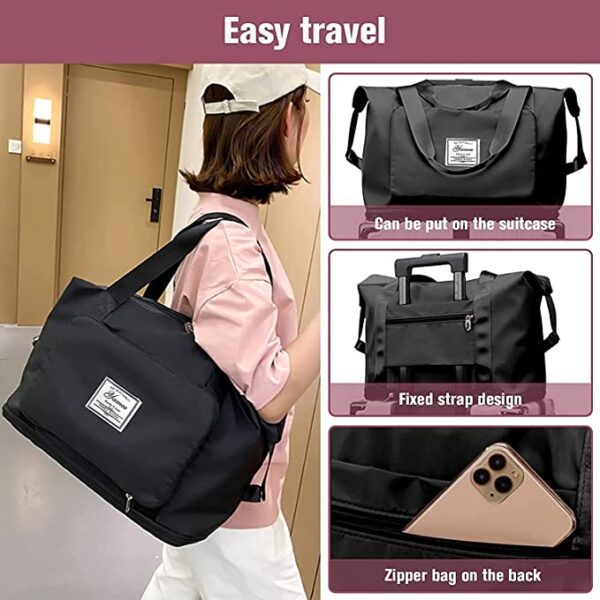 Large Capacity Foldable Travel Bag for Women Large Capacity Foldable Travel Bag for Women