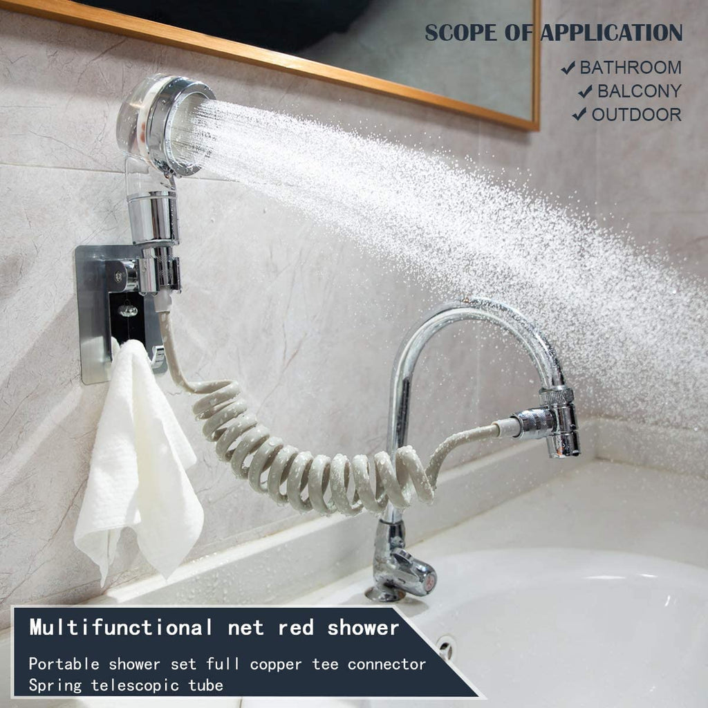 Wash Basin Handheld Shower Set Hand Held Shower Head External Sink Hose Sprayer Wash Basin Handheld Shower Set Hand Held Shower Head External Sink Hose Sprayer