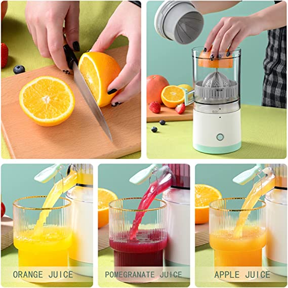 Portable USB Charging Electric Citrus Juicer Rechargeable Hands-Free Squeezer Portable USB Charging Electric Citrus Juicer Rechargeable Hands-Free Squeezer