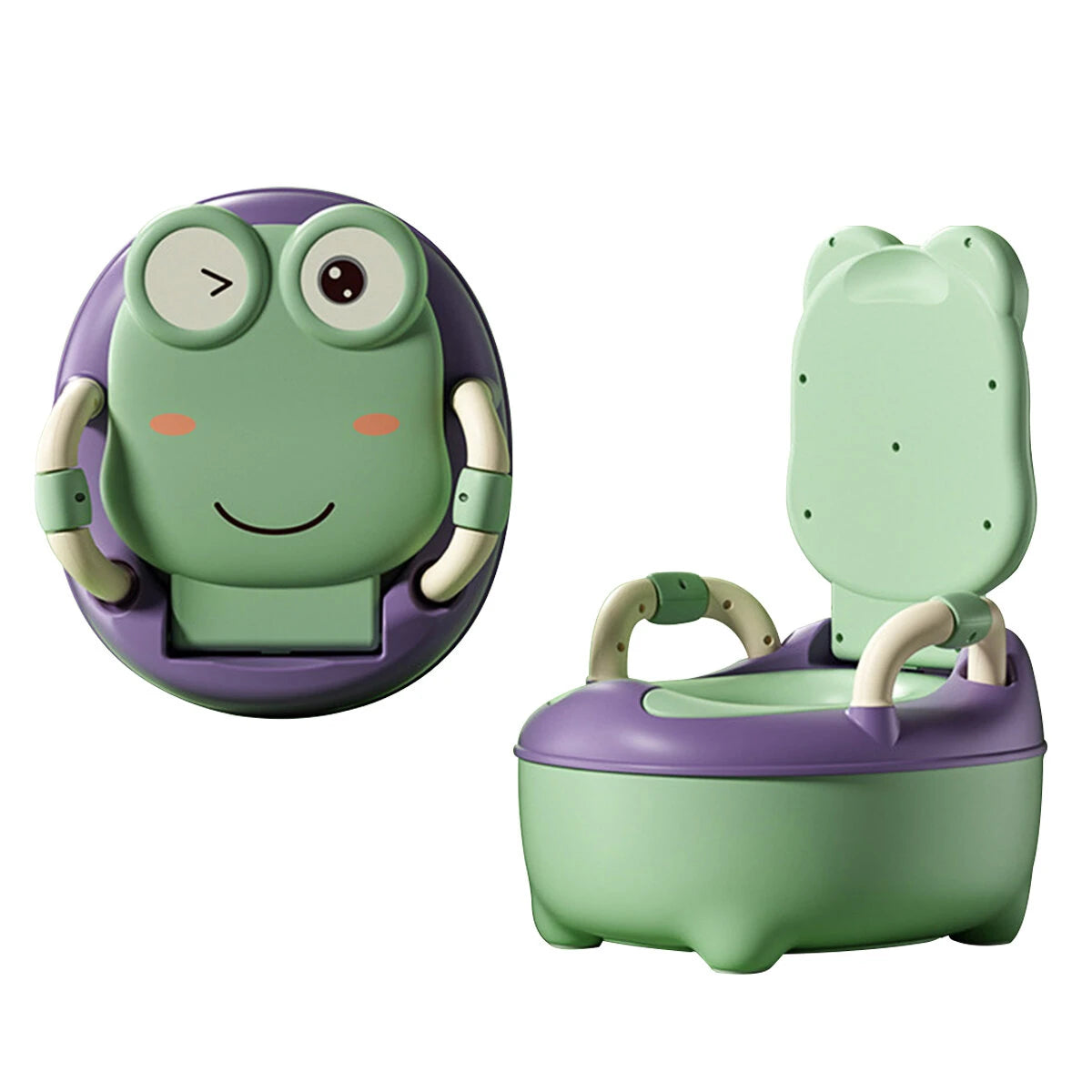 Portable Baby Potty Kids Children Training Toilet Trainer Stool With Cushion for 0-4 Years