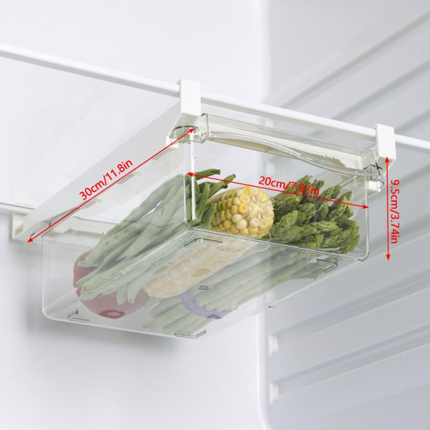 Refrigerator Drawer Transparent Organizer Rack