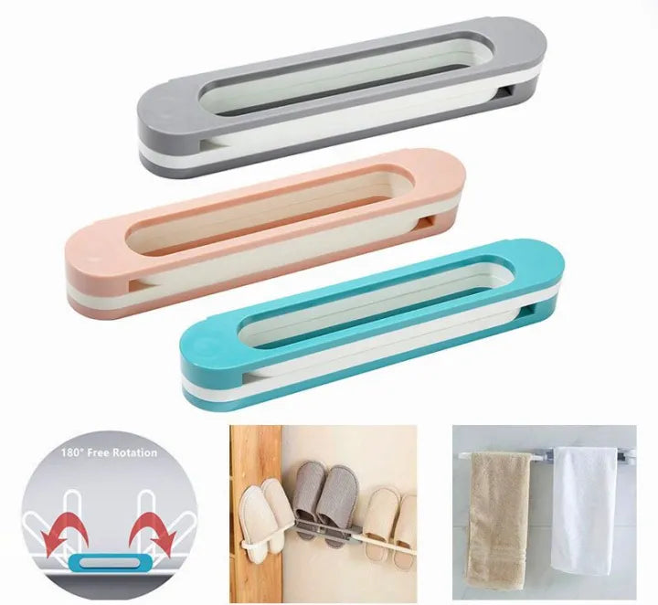 3 in 1 Foldable Slipper Rack - Sandals Holder for Household Organization (1PC)