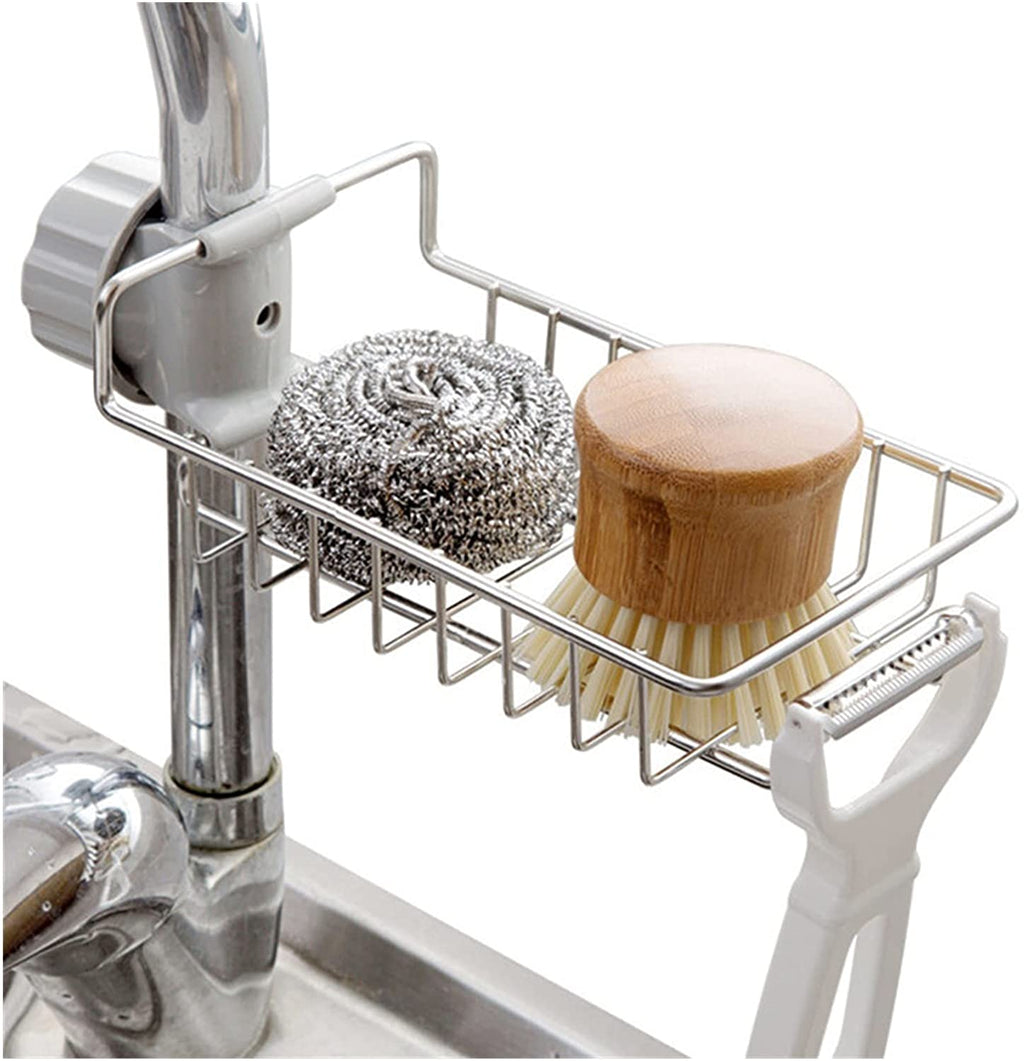 Sponge Holder Sink Organizer Drainer Faucet Hanging Storage Rack Sponge Holder Sink Organizer Drainer Faucet Hanging Storage Rack