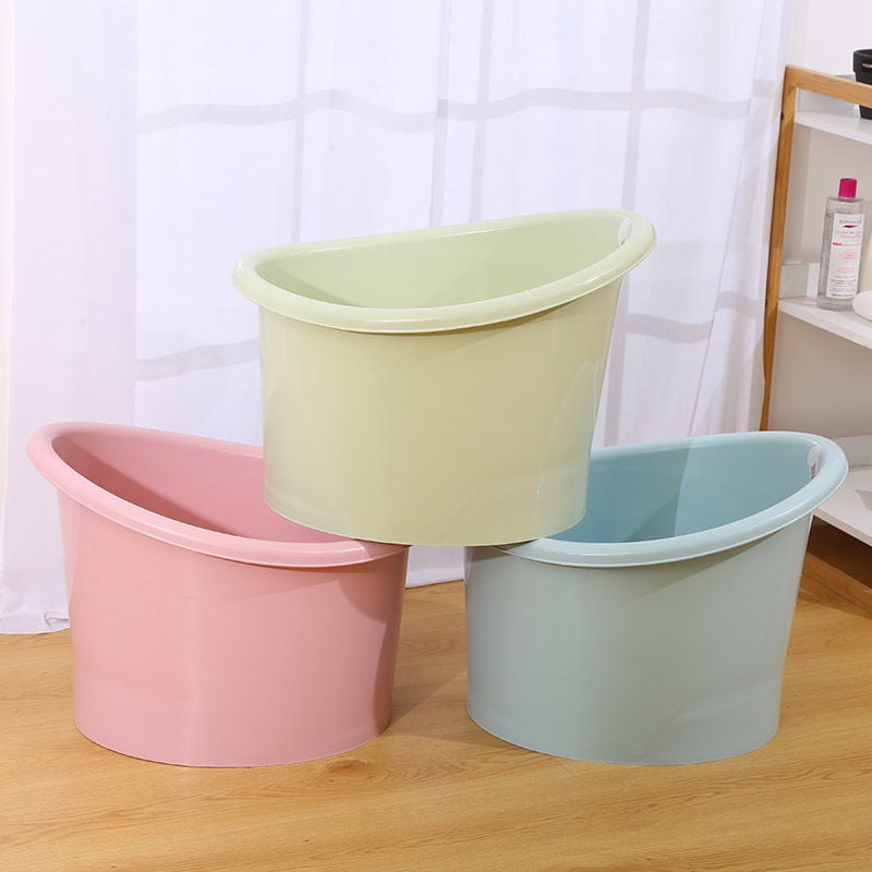 Space Saving Sit and Soak Bucket Baby Bath Tub with Seat Space Saving Sit and Soak Bucket Baby Bath Tub with Seat