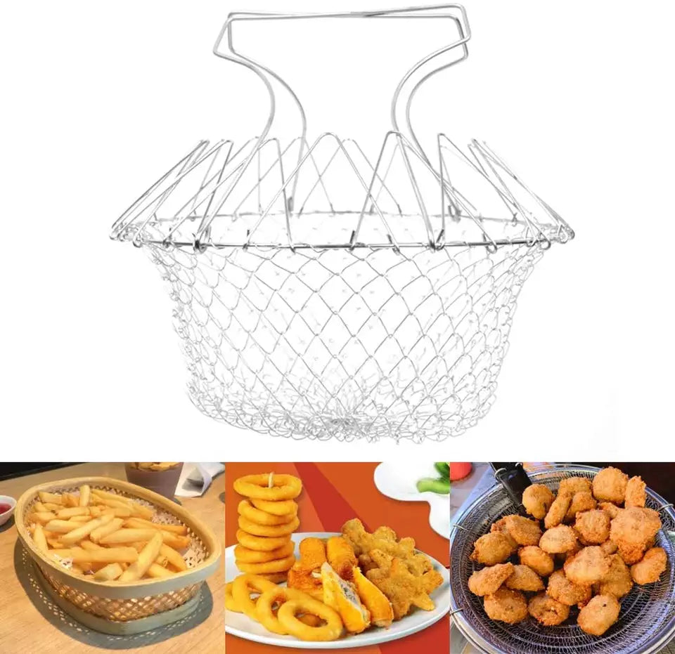 Foldable Oil Drain Basket