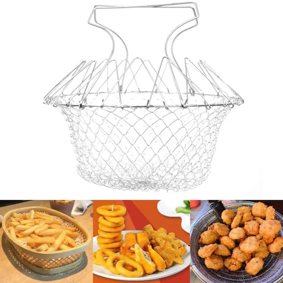 Foldable Oil Drain Basket Foldable Oil Drain Basket