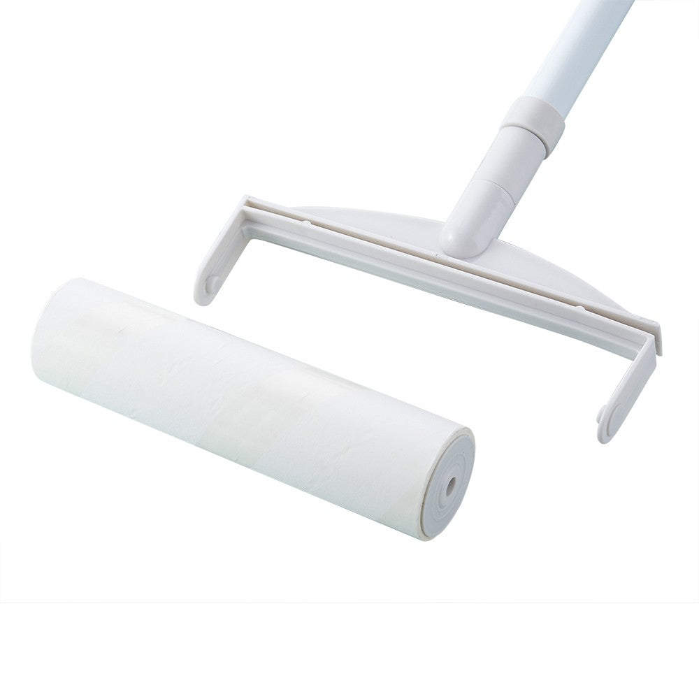 Sticky Mop with Sticky Paper Roller 60 Sheets in white color
