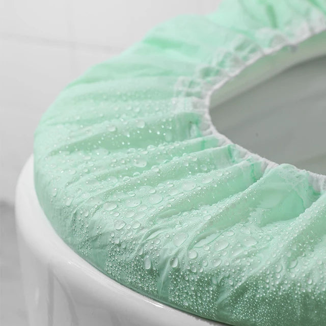 10 Pcs Disposable Waterproof Double-layer Portable Toilet Seat Cover 10 Pcs Disposable Waterproof Double-layer Portable Toilet Seat Cover