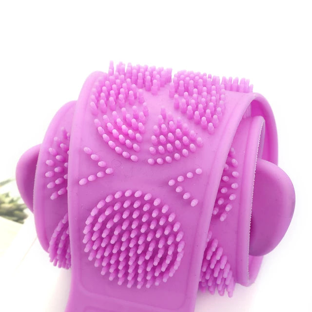 Silicone Bath Rubbing Purple
