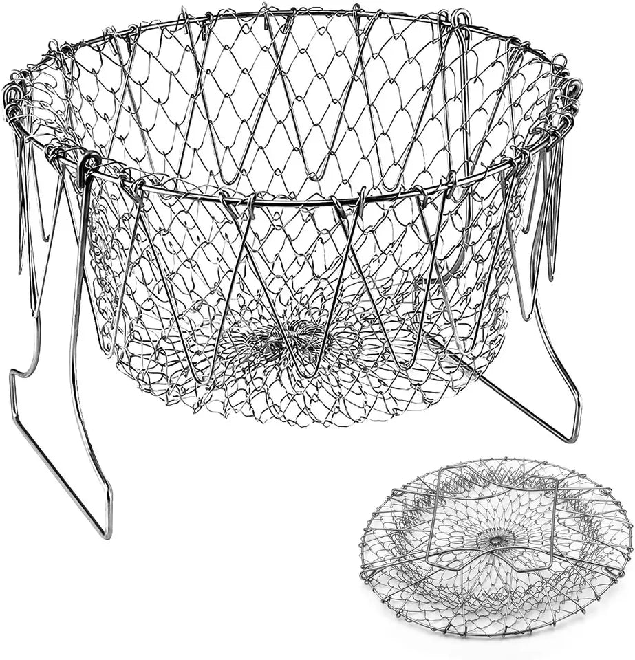 Foldable Oil Drain Basket Foldable Oil Drain Basket