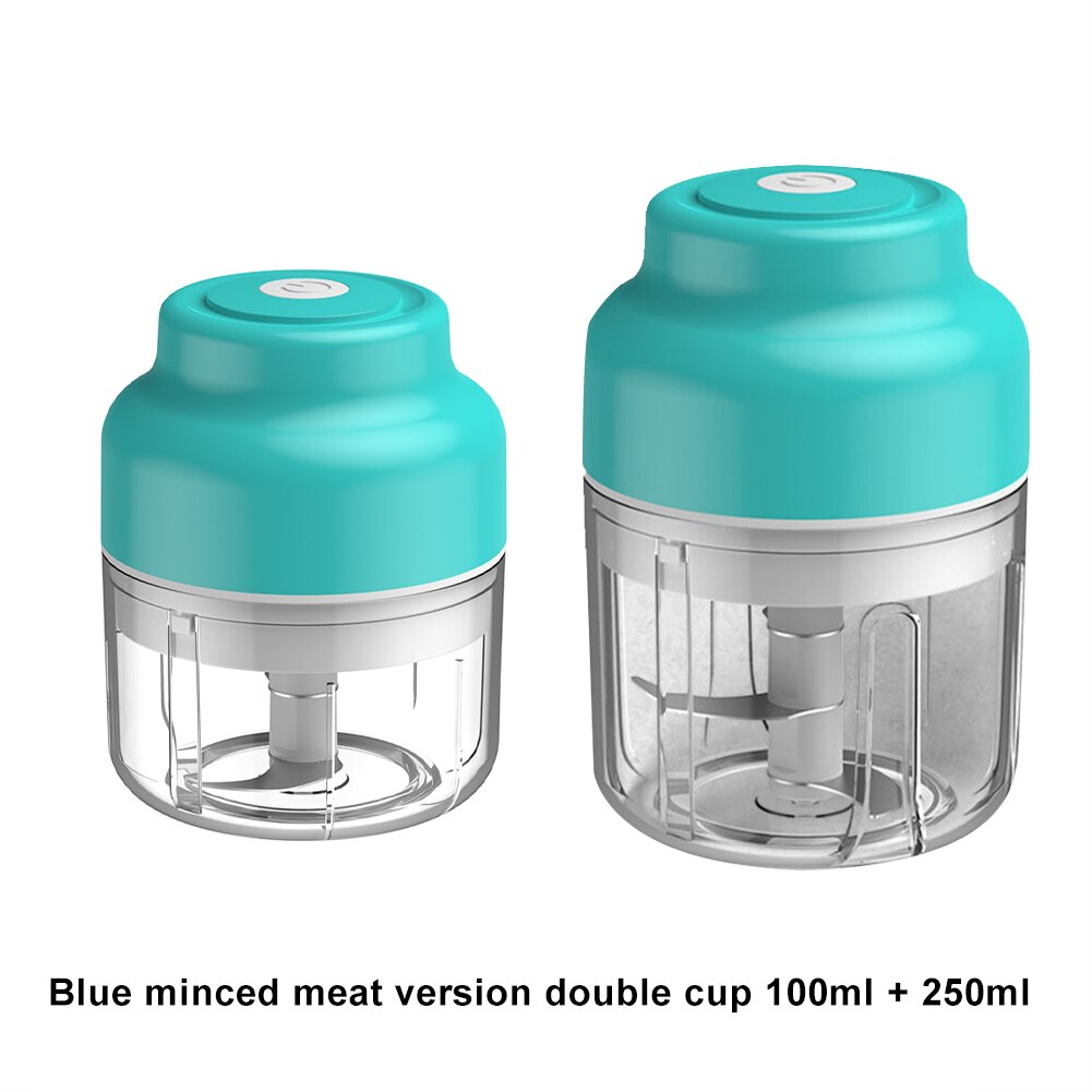 Rechargeable Portable and Cordless Mini Food Processor 250ML with Stai –  KitchekShop