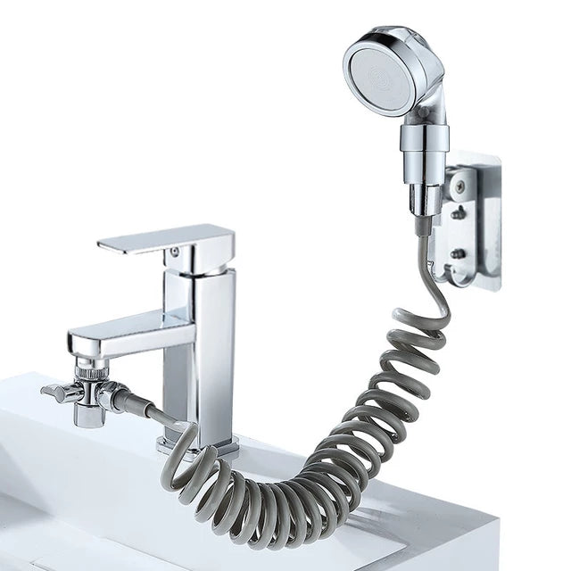 Wash Basin Handheld Shower Set Hand Held Shower Head External Sink Hose Sprayer