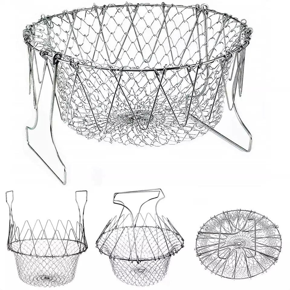 Foldable Oil Drain Basket