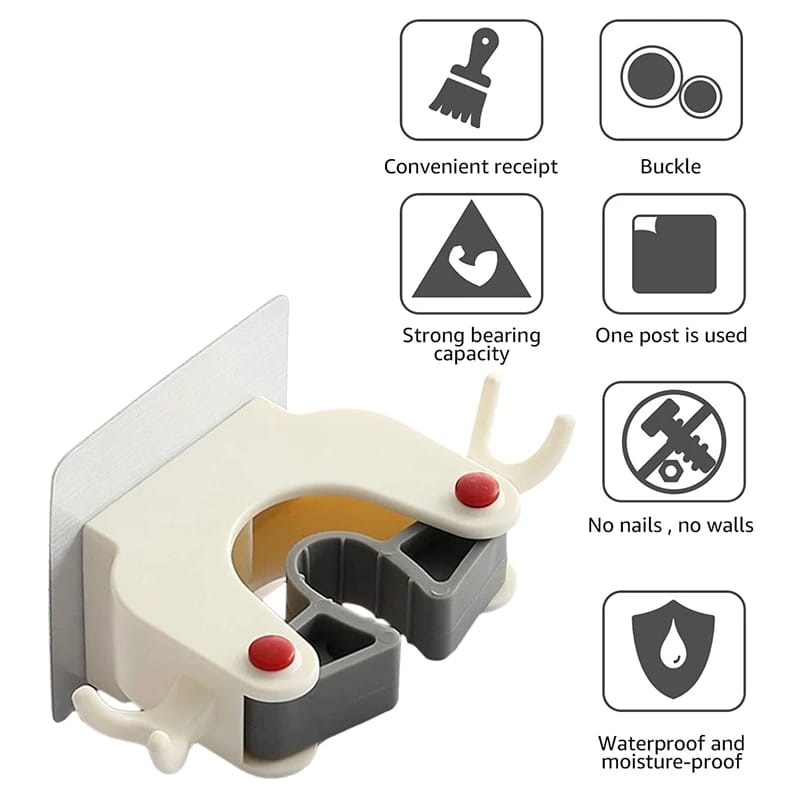 Wall Mount Mop Holder Wall Mount Mop Holder