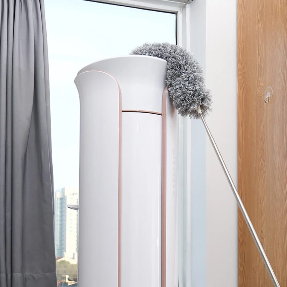Extendable Duster for High Ceilings, Microfiber Cleaning Long Extensio