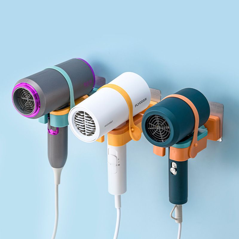 Wall Mount Hair Dryer Organizer in different color