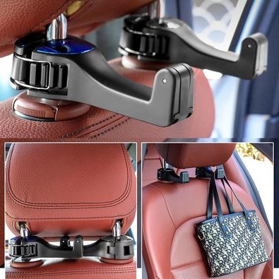 2 Pcs Car Headrest Hook Handbag Storage Holder 2 Pcs Car Headrest Hook Handbag Storage Holder