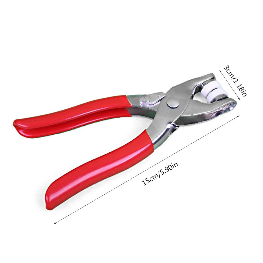 One Press Quick Button Fitter Plier, Stainless Steel Thickened Snap Button Fixer