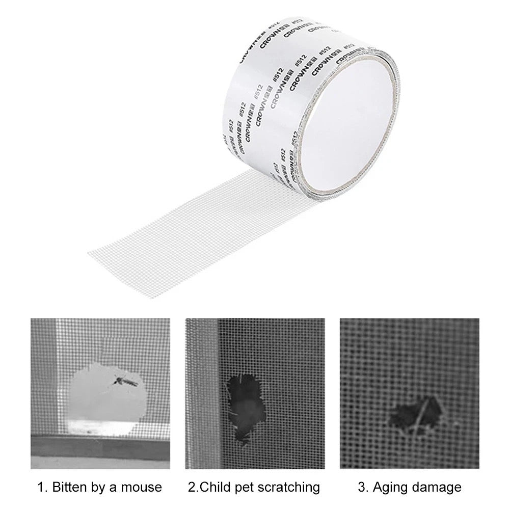 3 common issues of net damage. a pair of scissors cutting a tape