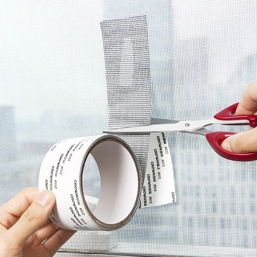 Self-adhesive Net Door Fix Patch Anti-Insect Holes Repair Mesh Tape Self-adhesive Net Door Fix Patch Anti-Insect Holes Repair Mesh Tape