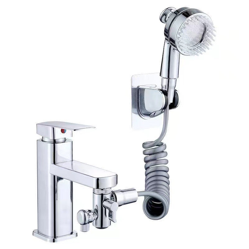 Showcasing Rotatable Washbasin Faucet Shower