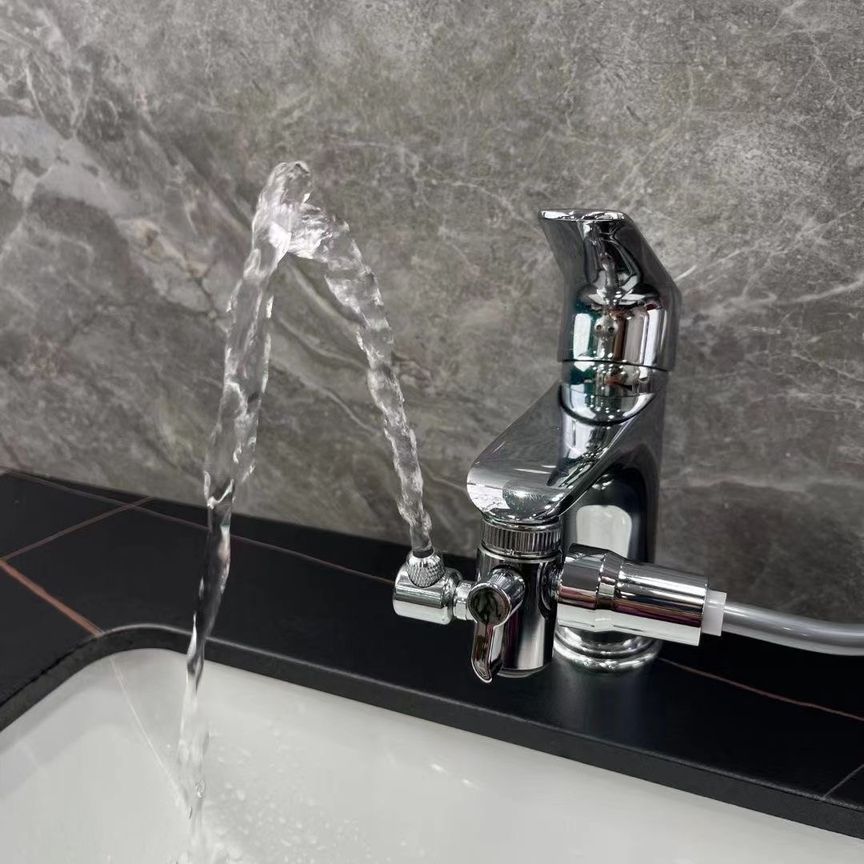 Image displaying water column out portion of Rotatable Washbasin Faucet Shower