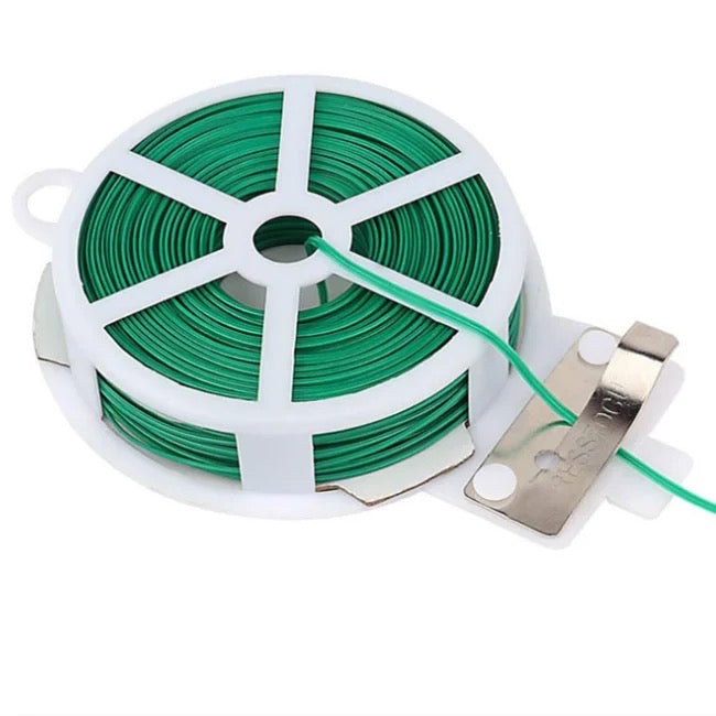 Garden Plant Ties With Cutter Garden Wire Portable Roll Wire - Temu