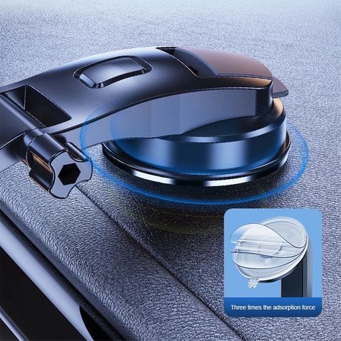 Car Mobile Phone Holder, Suction Cup Cradle Adjustable Handsfree Phone Bracket