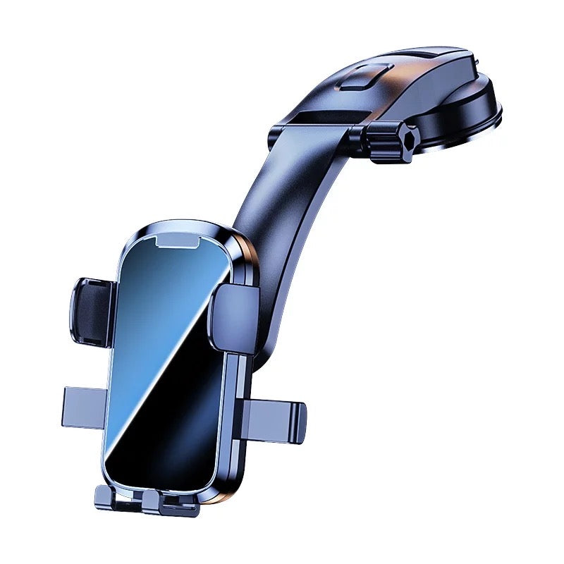 Car Mobile Phone Holder, Suction Cup Cradle Adjustable Handsfree Phone Bracket