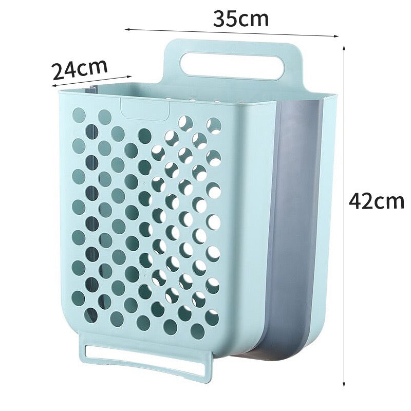 Collapsible Wall Mount Laundry Basket - Space Saving Foldable Storage Collapsible Wall Mount Laundry Basket - Space Saving Foldable Storage