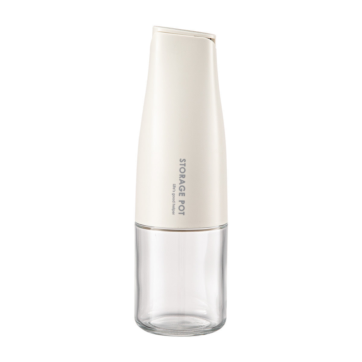 500ml Automatic Opening & Closing Kitchen Oil Bottle in white color