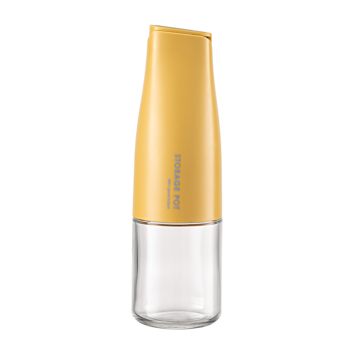500ml Automatic Opening & Closing Kitchen Oil Bottle in yellow color