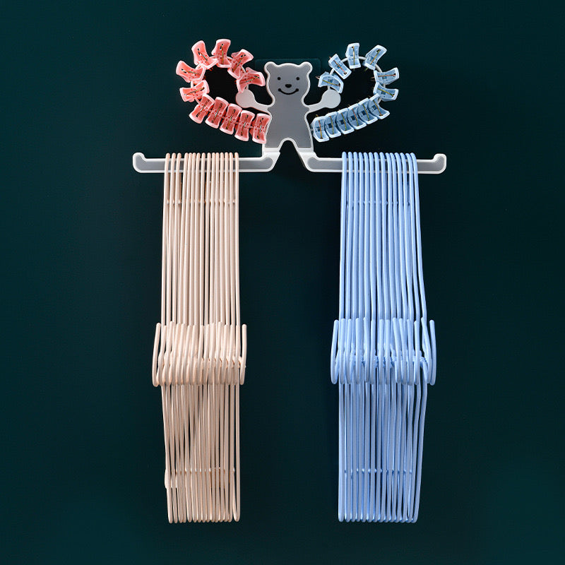 Wall Mount Hanger Organizer Rack Space Saving Towel Holder Wall Mount Hanger Organizer Rack Space Saving Towel Holder