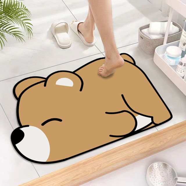 Non Slip Quick Dry Super Absorbent Cartoon Bathroom Floor Mat