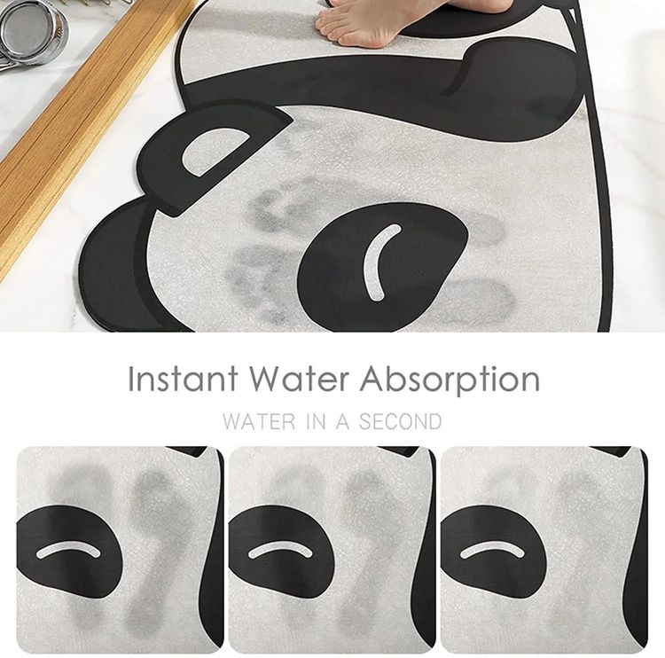 Non Slip Quick Dry Super Absorbent Cartoon Bathroom Floor Mat