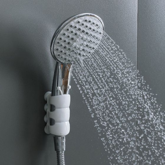 Silicone Suction Cup Wall Mount No Drilling Shower Head Holder