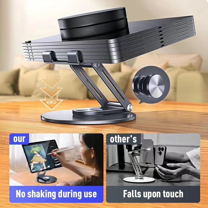 Multifunctional 360° Rotating Aluminium Alloy Stand for Mobile Phone, iPad Multifunctional 360° Rotating Aluminium Alloy Stand for Mobile Phone, iPad