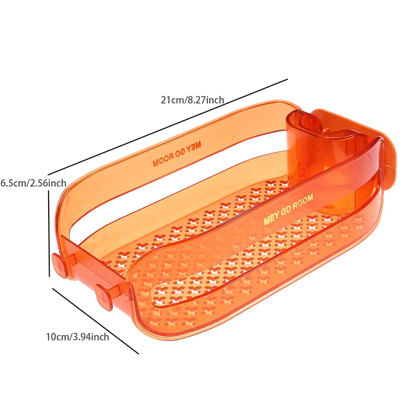 2-in-1 Kitchen Faucet Sink Organizer Basket with its size