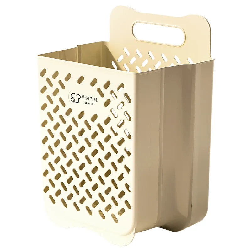 Collapsible Wall Mount Laundry Basket - Space Saving Foldable Storage Collapsible Wall Mount Laundry Basket - Space Saving Foldable Storage