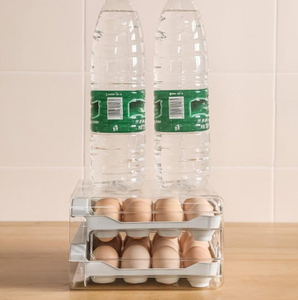 40 Eggs Double Layer Egg Storage Drawer 40 Eggs Double Layer Egg Storage Drawer