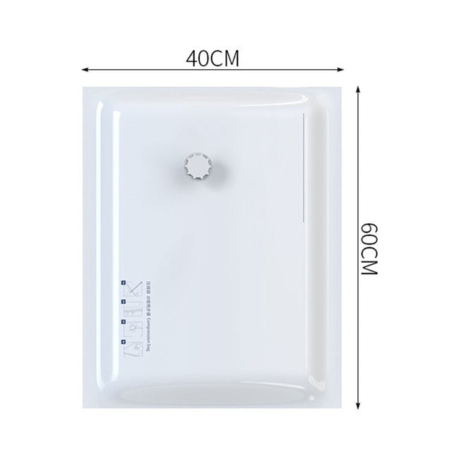 Space Saving Vacuum Seal Bags, Clothes Storage Compressed Reusable Organizer Bags! Space Saving Vacuum Seal Bags, Clothes Storage Compressed Reusable Organizer Bags!