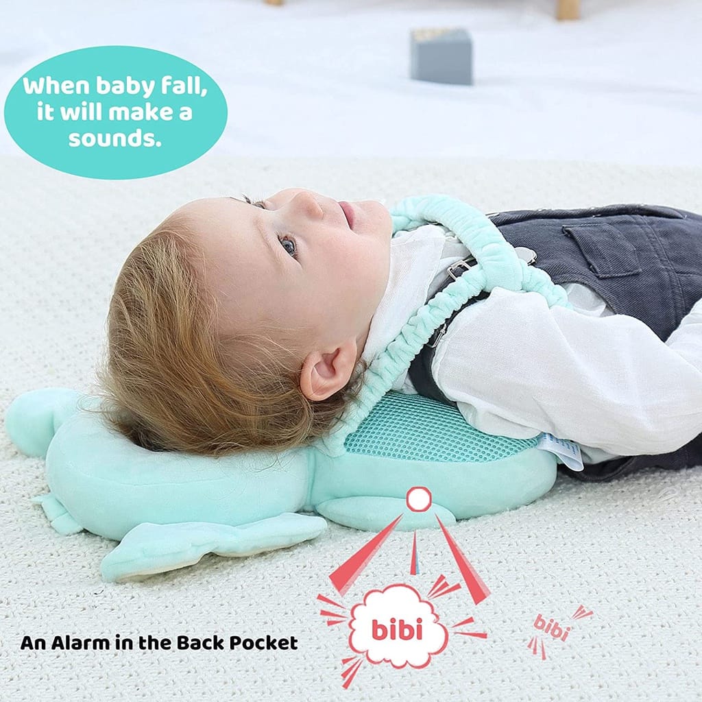 Baby Head Protector Pillow with Built-in Alarm with baby