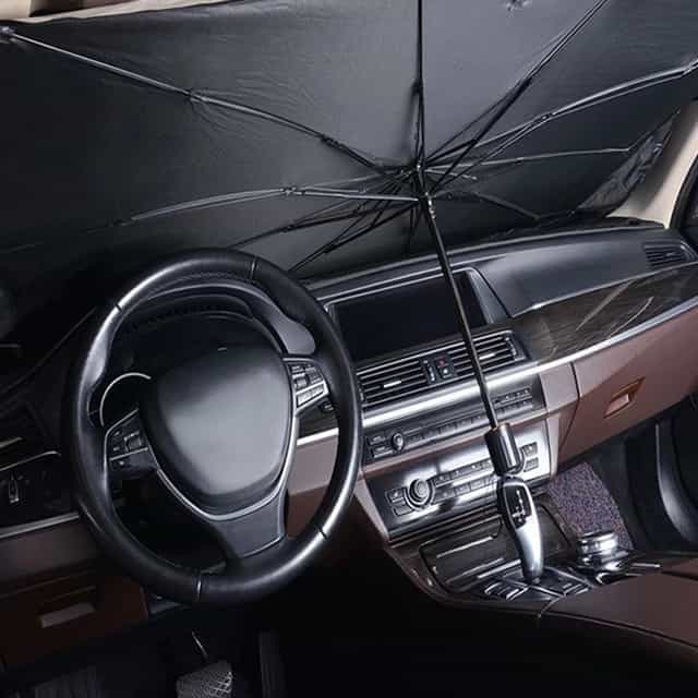 Thermal Insulation Anti-falling Car Sun Shade Foldable Umbrella