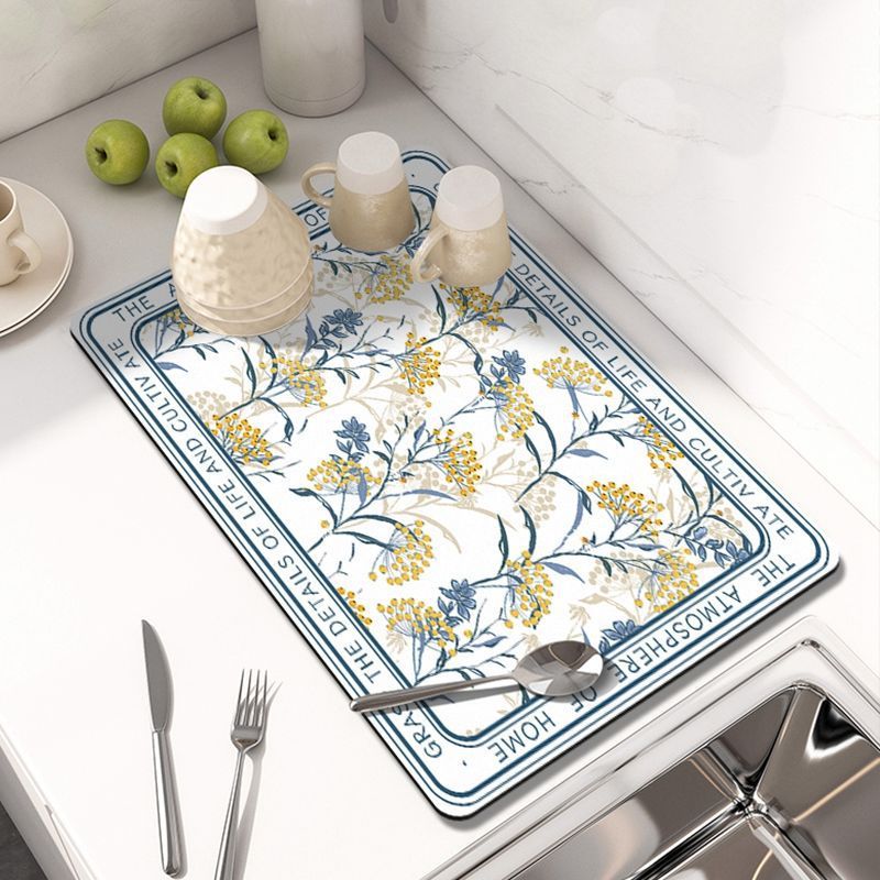 Super Absorbent Dish Drying Mat for Kitchen