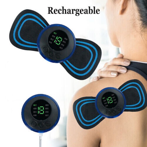 Portable Mini Electric Neck Massager Cervical Vertebra Massage Stimulator Pain Relief Kit