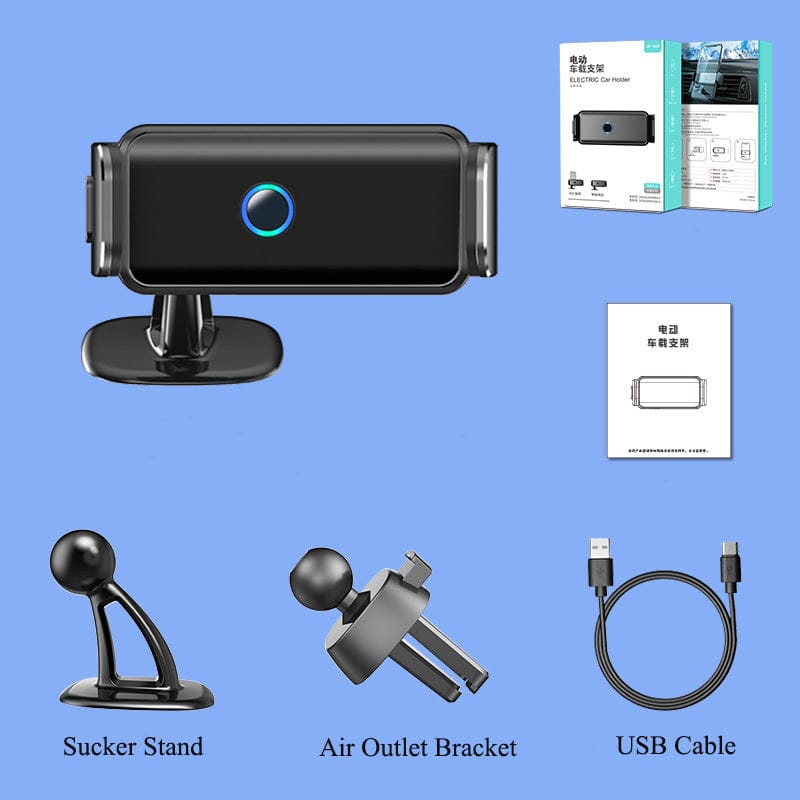 Automatic Sensor Intelligent Car Mobile Phone Holder with different parts
