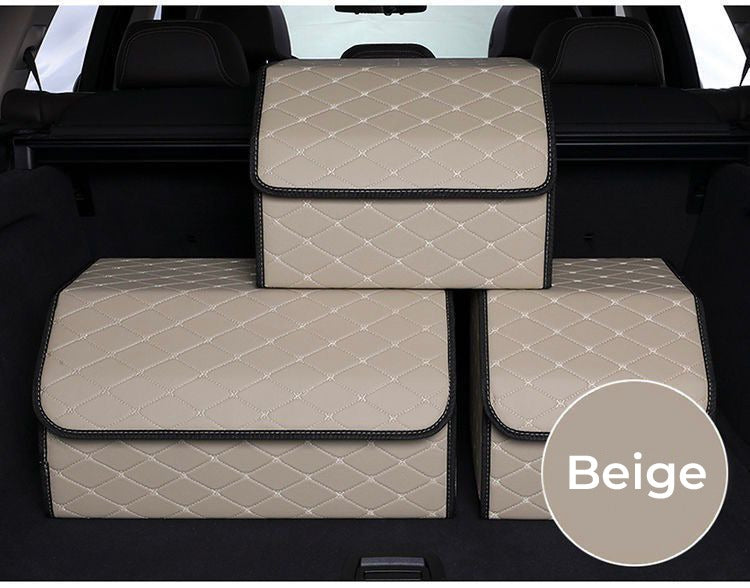 Car Trunk Folding Leather Organizer Storage Box Car Trunk Folding Leather Organizer Storage Box