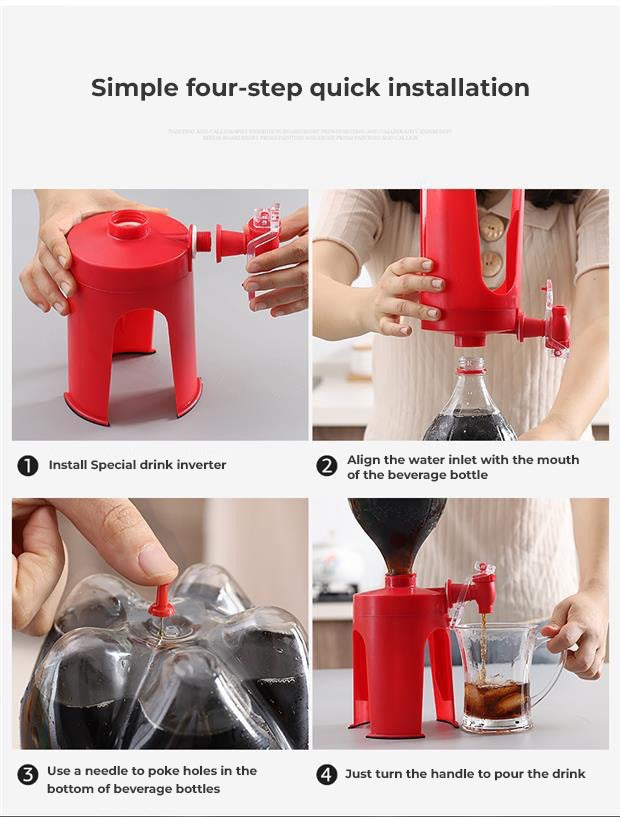 Inverted Easy Soda & Cool Drinks Dispenser Inverted Easy Soda & Cool Drinks Dispenser